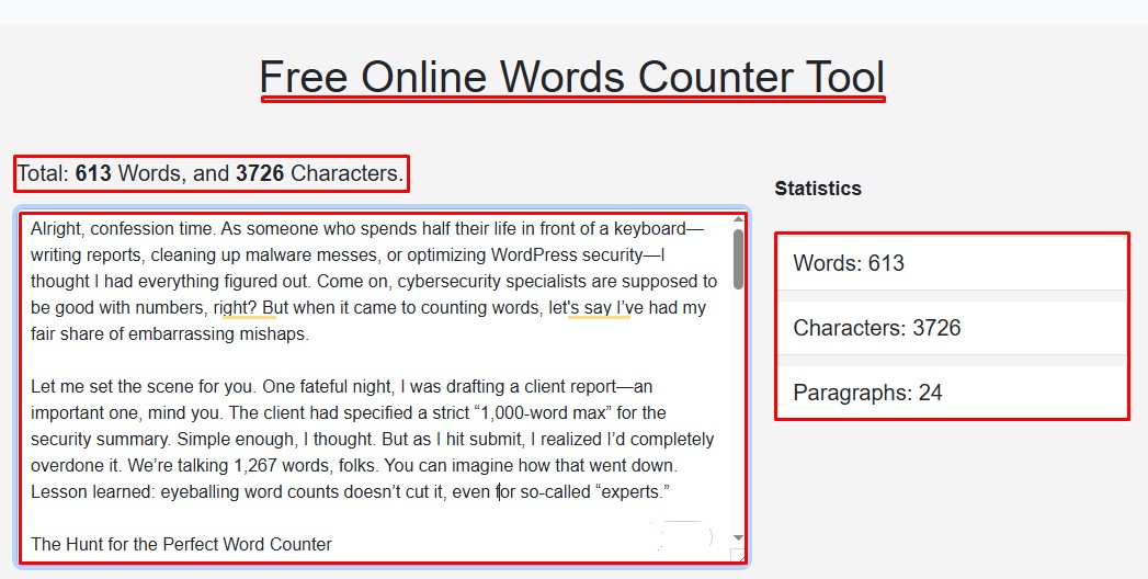 Why Free Word Counter is a Lifesaver